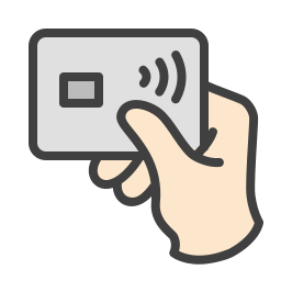 Cashless payment icon