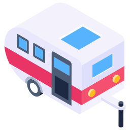 Camper van icon