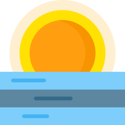 zonsondergang icoon