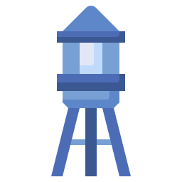 Water tower icon