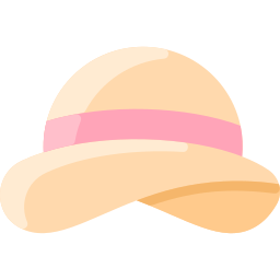 sombrero para el sol icono