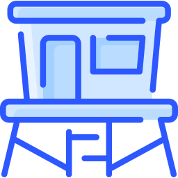 Lifeguard tower icon