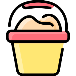 Sand bucket icon