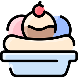 Banana split icon