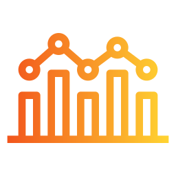 statistische grafiek icoon