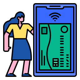 Online payment icon