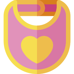 Baby bib icon