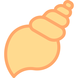 caracol de mar icono