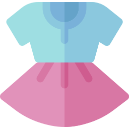 Baby dress icon