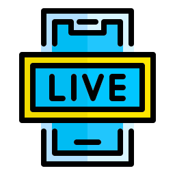 Live streaming icon