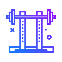 Gym equipment icon