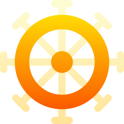 rueda de la nave icono