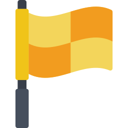 Offside flag icon