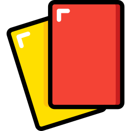 Red card icon