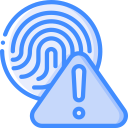 identificação biométrica Ícone