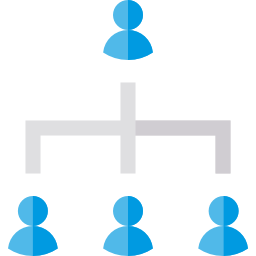 Hierarchical structure icon