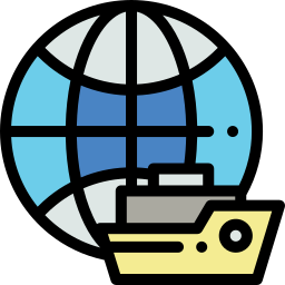 Cargo ship icon