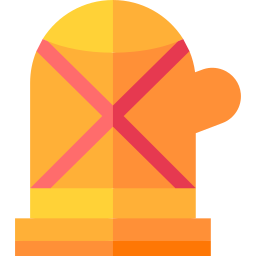 Oven mitt icon