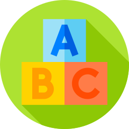 bloco abc Ícone