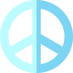 Peace sign icon