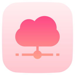 Cloud network icon