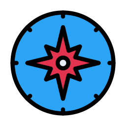 Cardinal points icon