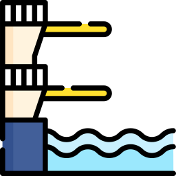 Diving board icon