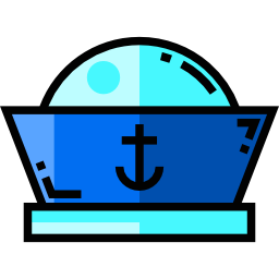 berretto da marinaio icona