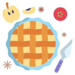 Apple pie icon