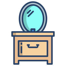 Dressing table icon