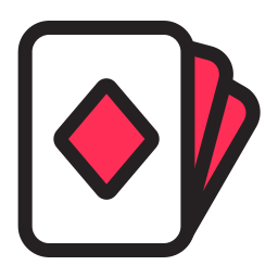 giocando a carte icona