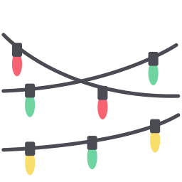 рождественские огни иконка