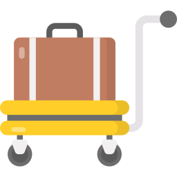 Тележка для багажа иконка
