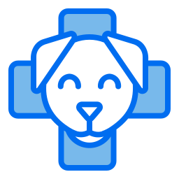esquema de perro icono