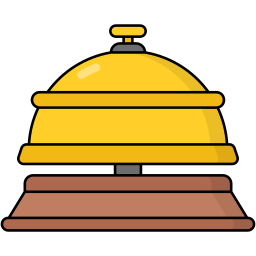 campana de recepcion icono