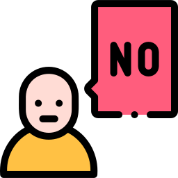 Say no icon