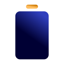 niedriger batteriestatus icon