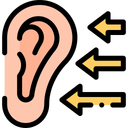 słuchowy ikona