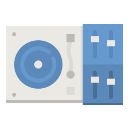 dj-mixer icoon