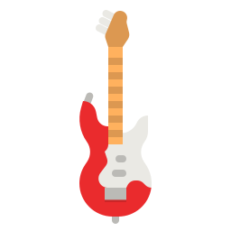 guitarra elétrica Ícone