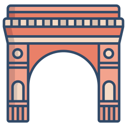 puerta de la india icono