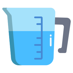 Measuring jar icon