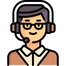 Call center agent icon