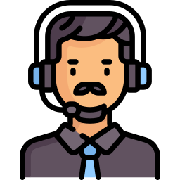 Call center agent icon