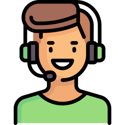 Call center agent icon