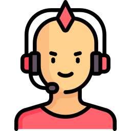 Call center agent icon