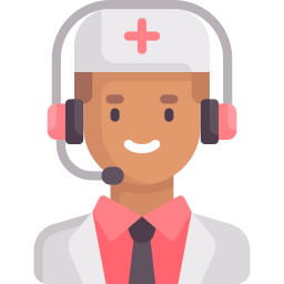 Call center agent icon