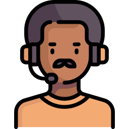 Call center agent icon