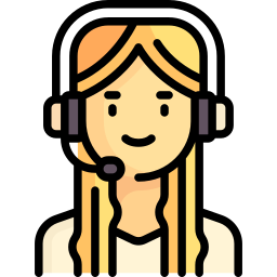 Call center agent icon