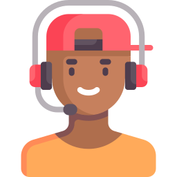 Call center agent icon